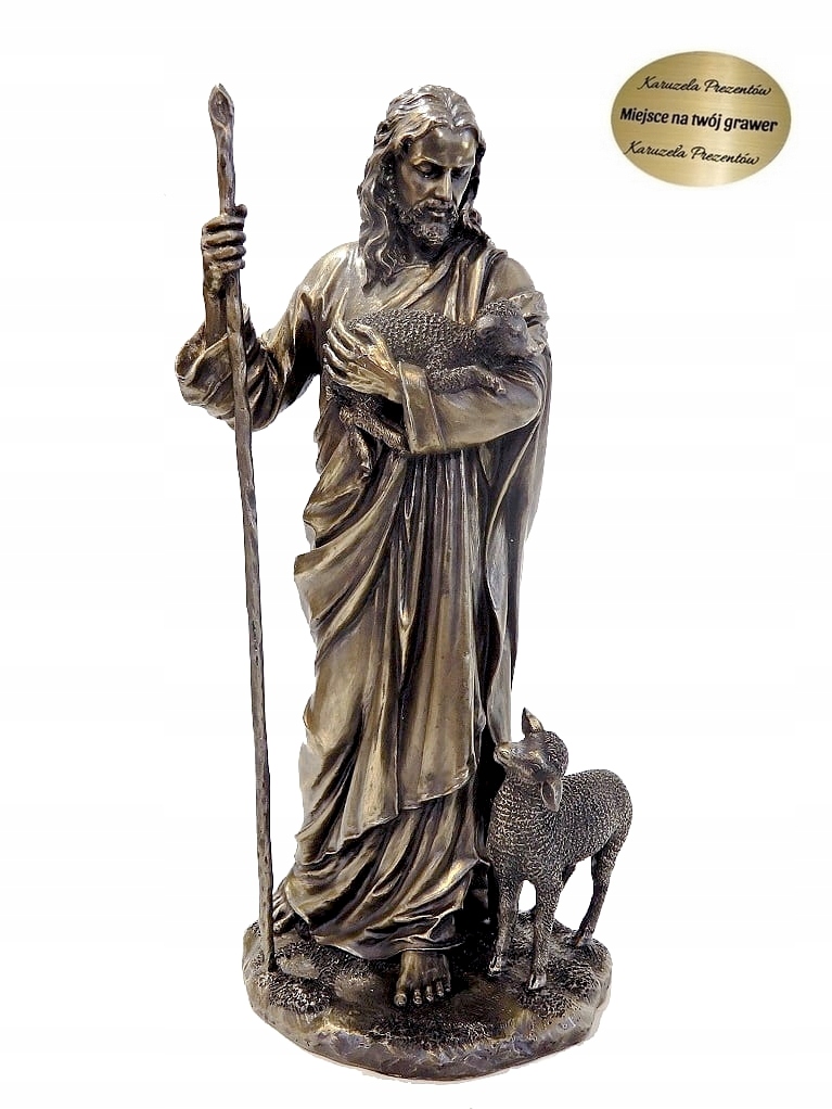 Ježiš Kristus Pastier S Ovečkami Figúrka Veronese Darček Pre Kňaza