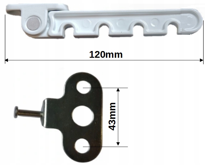 OGRANICZNIK OKNA STOPER BLOKADA OKIEN REGULATOR Rodzaj blokada