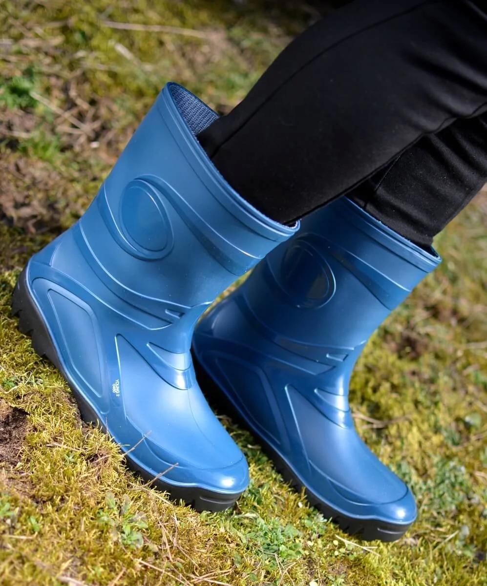 Damskie Polskie Kalosze Demar Young Niebieskie 39 Rozmiar 39