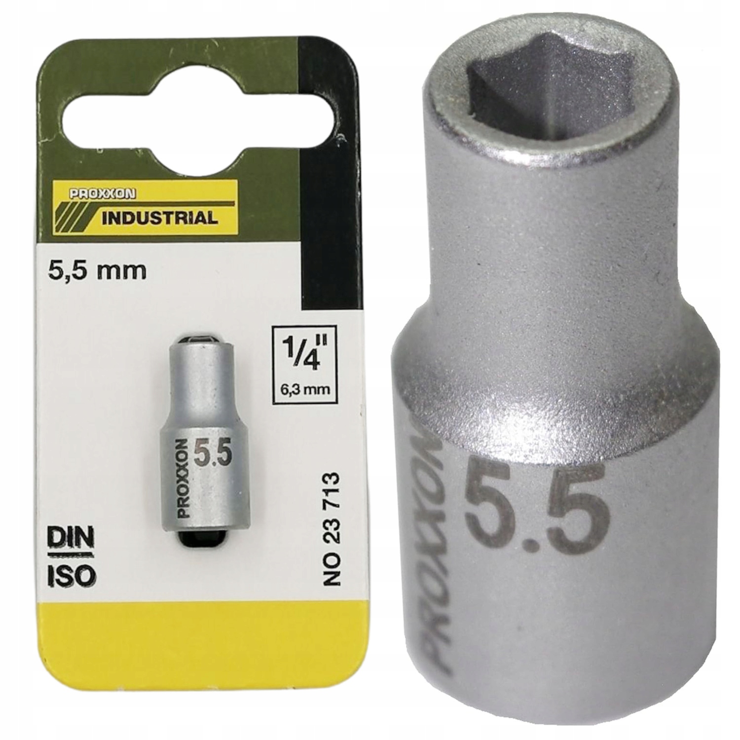 Proxxon Nasadka krótka 1/4 cala 5.5 mm 23713