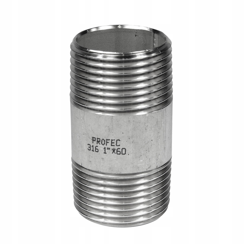 

Rura nierdzewna kwasoodporna 1 cal Gz x 1 Gz 60mm