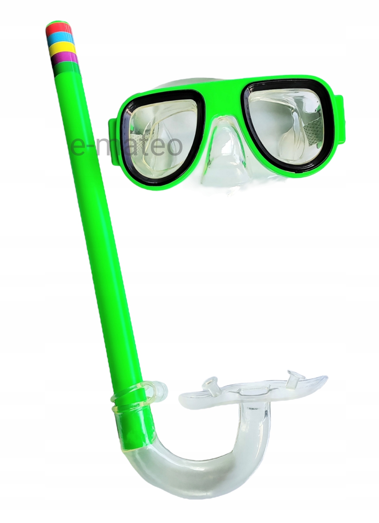 ZESTAW DO NURKOWANIA DLA DZIECI MASKA RURKA ZESTAW DO NAUKI, DO BASENU EAN (GTIN) 67040365225477