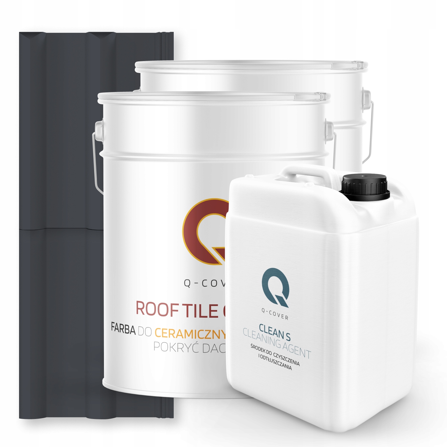 Farba Na Keramické Strechy Grafitová Sada Ral 7024 74 m2 Satén