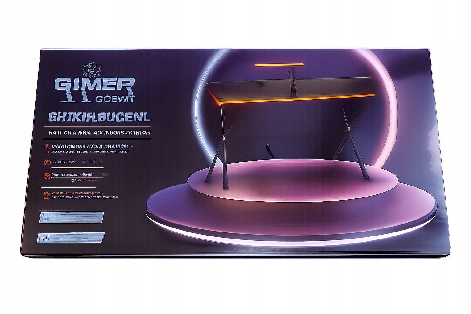 22591z Herní stůl Gamer od společnosti Hykker