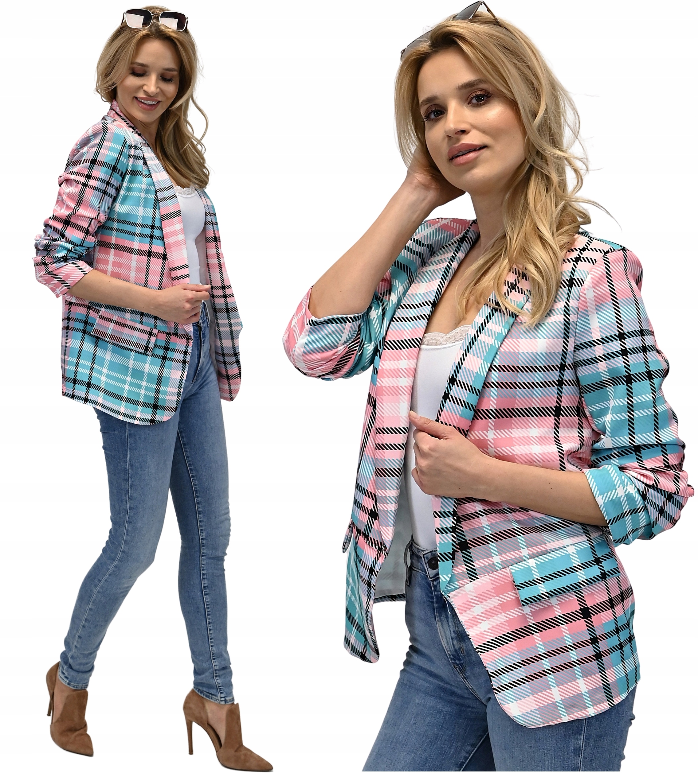 Damska MARYNARKA - żakiet - narzutka - M / 38 Kolekcja Nowość