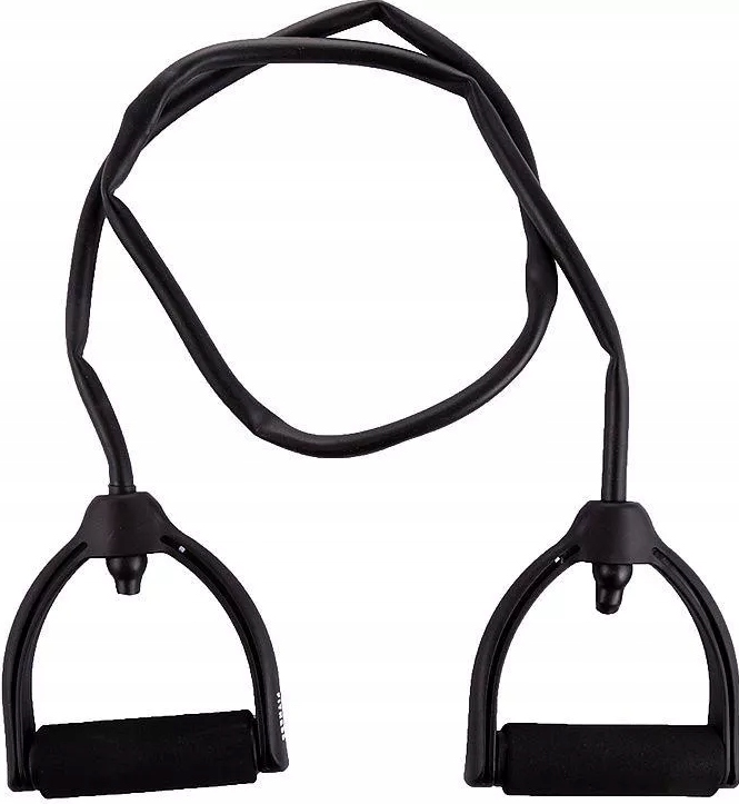 

York Fitness- Guma Oporowa Z Uchwytami Czarna