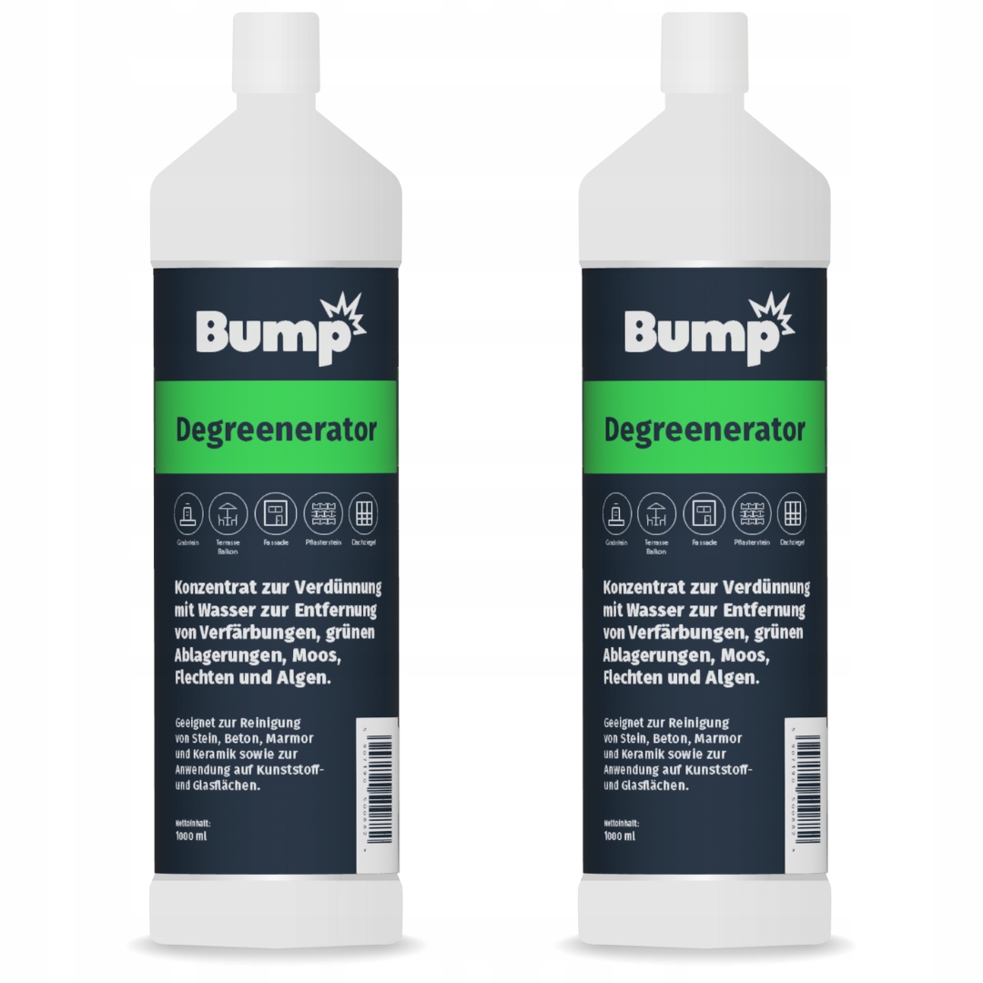 Levně Bump Degreenerátor pro mech řas na zelený nános fasádní střešní kostky 2L