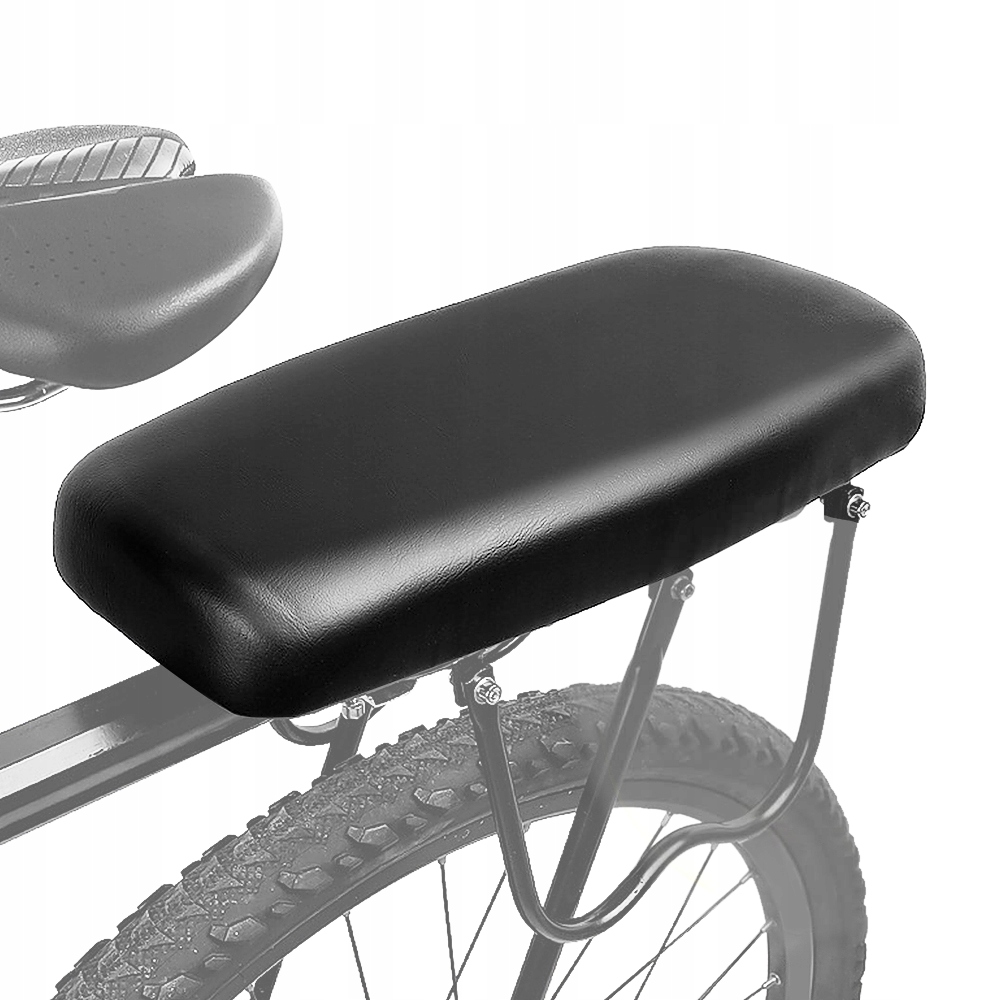 Poduszka Bagażnik Roweru Siodełko Fotelik Rowerowy Tylny Czarny