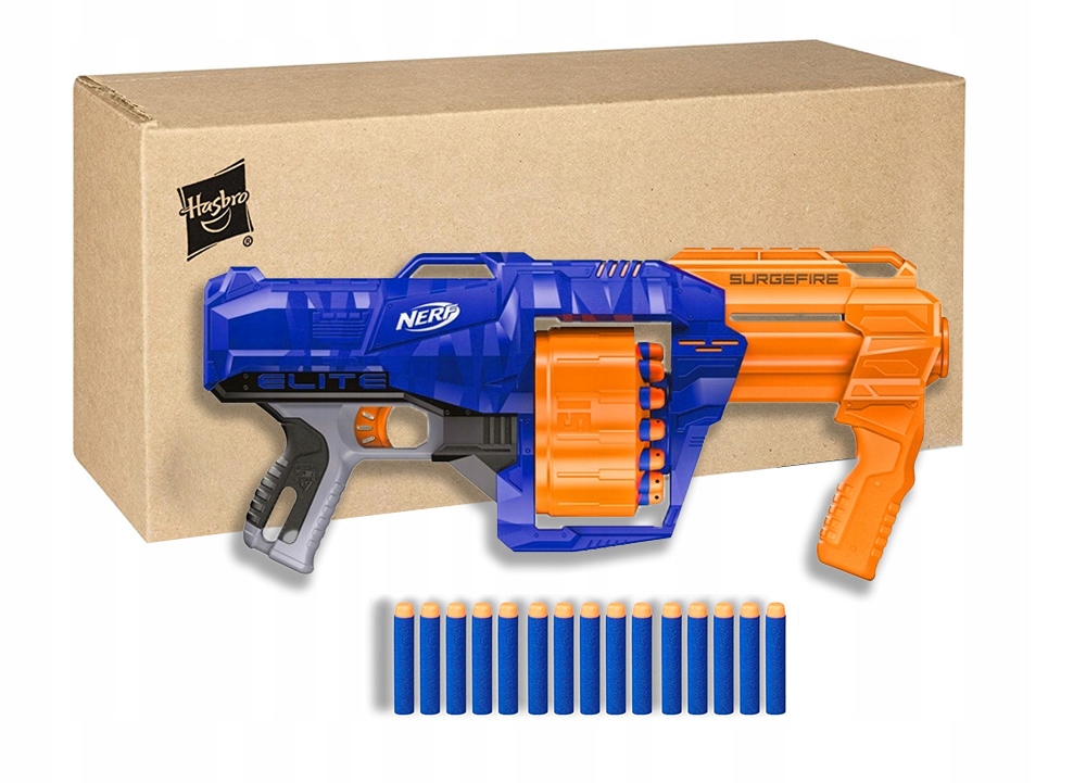 NERF SURGEFIRE OBRACANY MAGAZYNEK 30x STRZAŁKI Bohater / Bajka brak