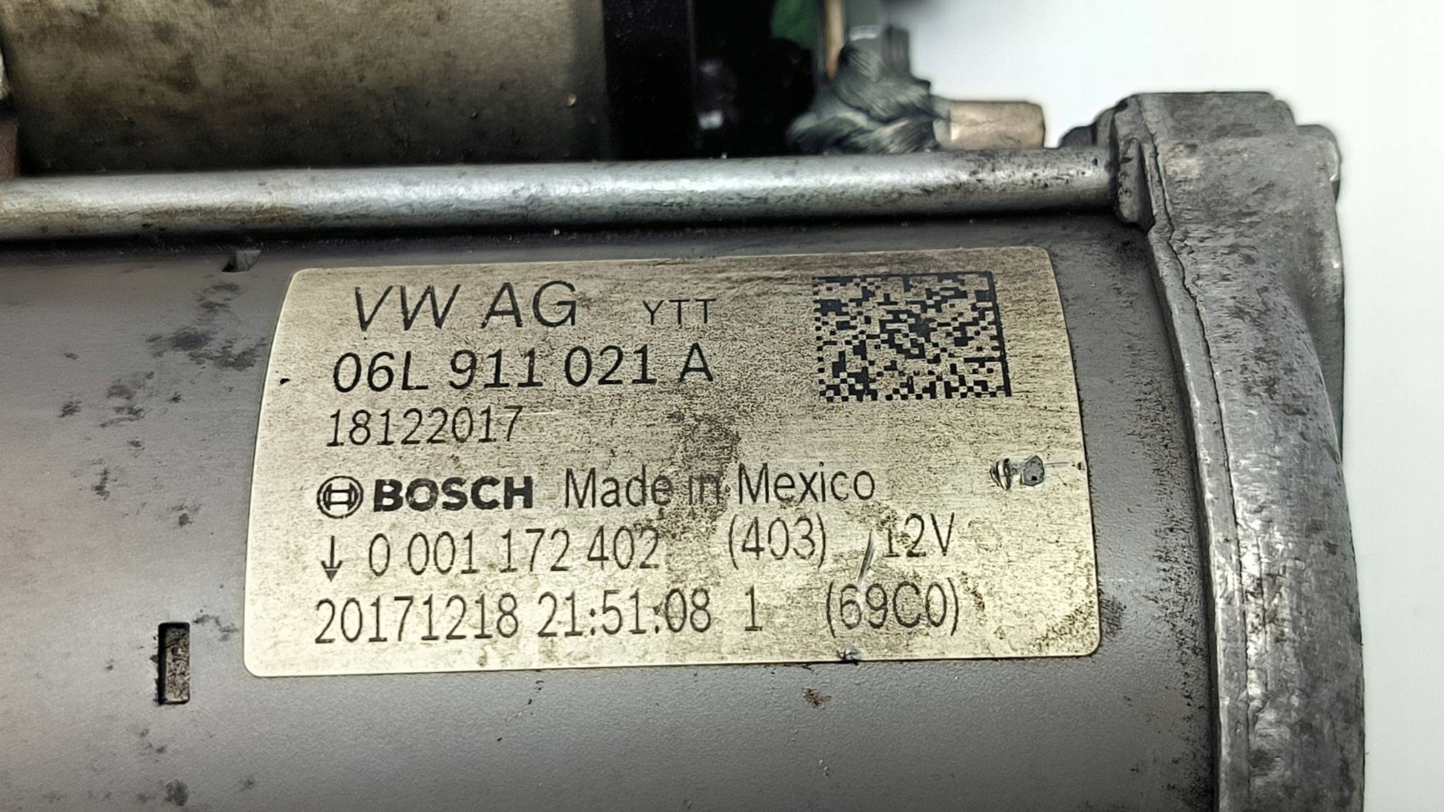 starter 06L911021A 2.0 TFSI AUDI Q5 II FY
