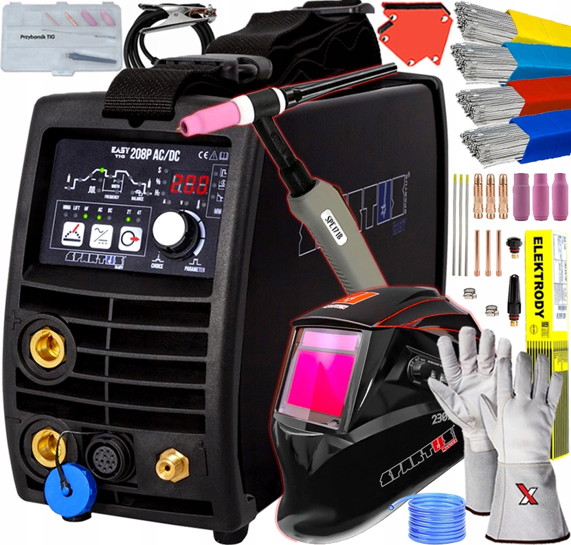 Svářečka Hliníku Spartus Tig Hf Ac/dc 230V