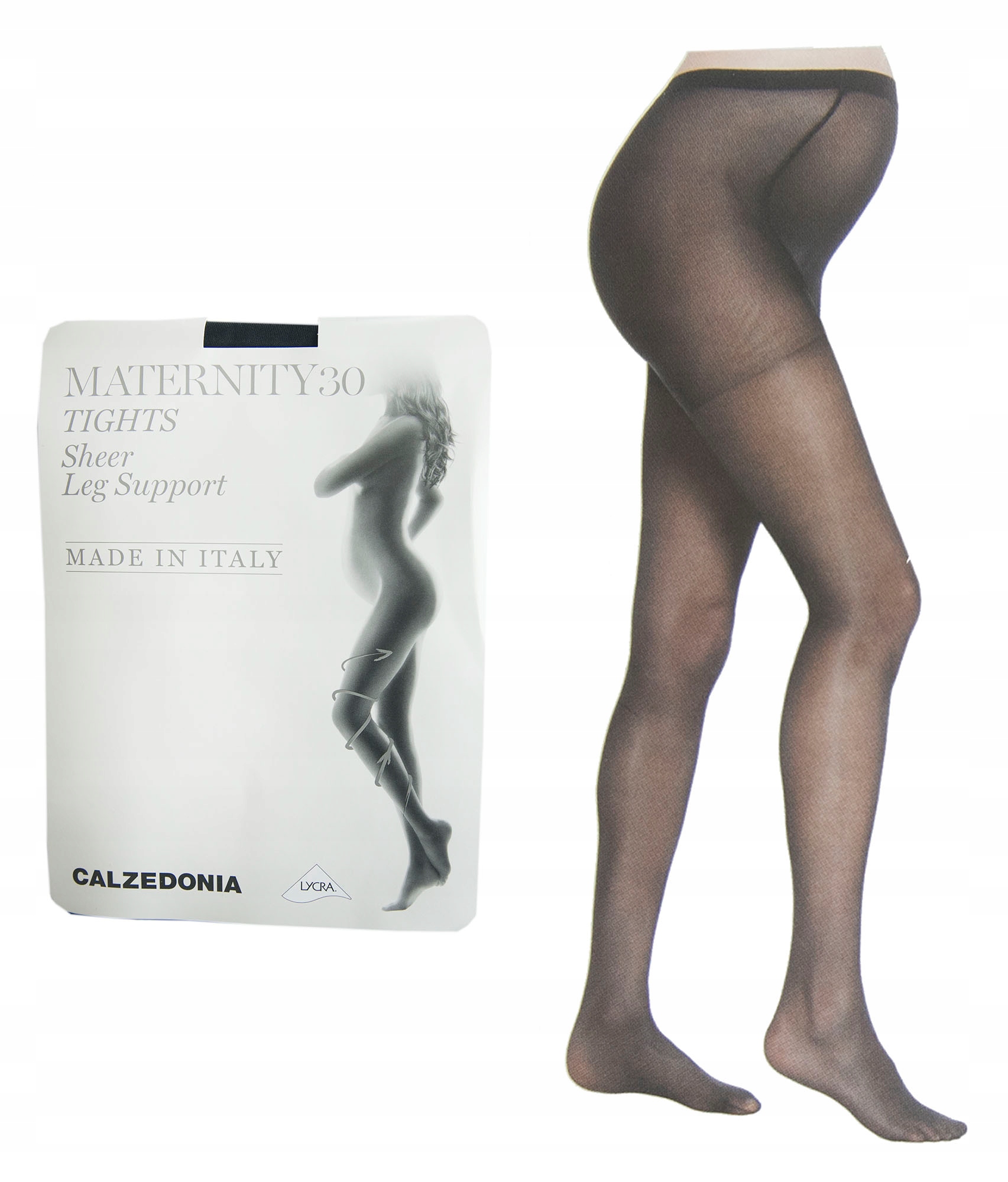 

Calzedonia rajstopy ciążowe maternity czarne 4 L