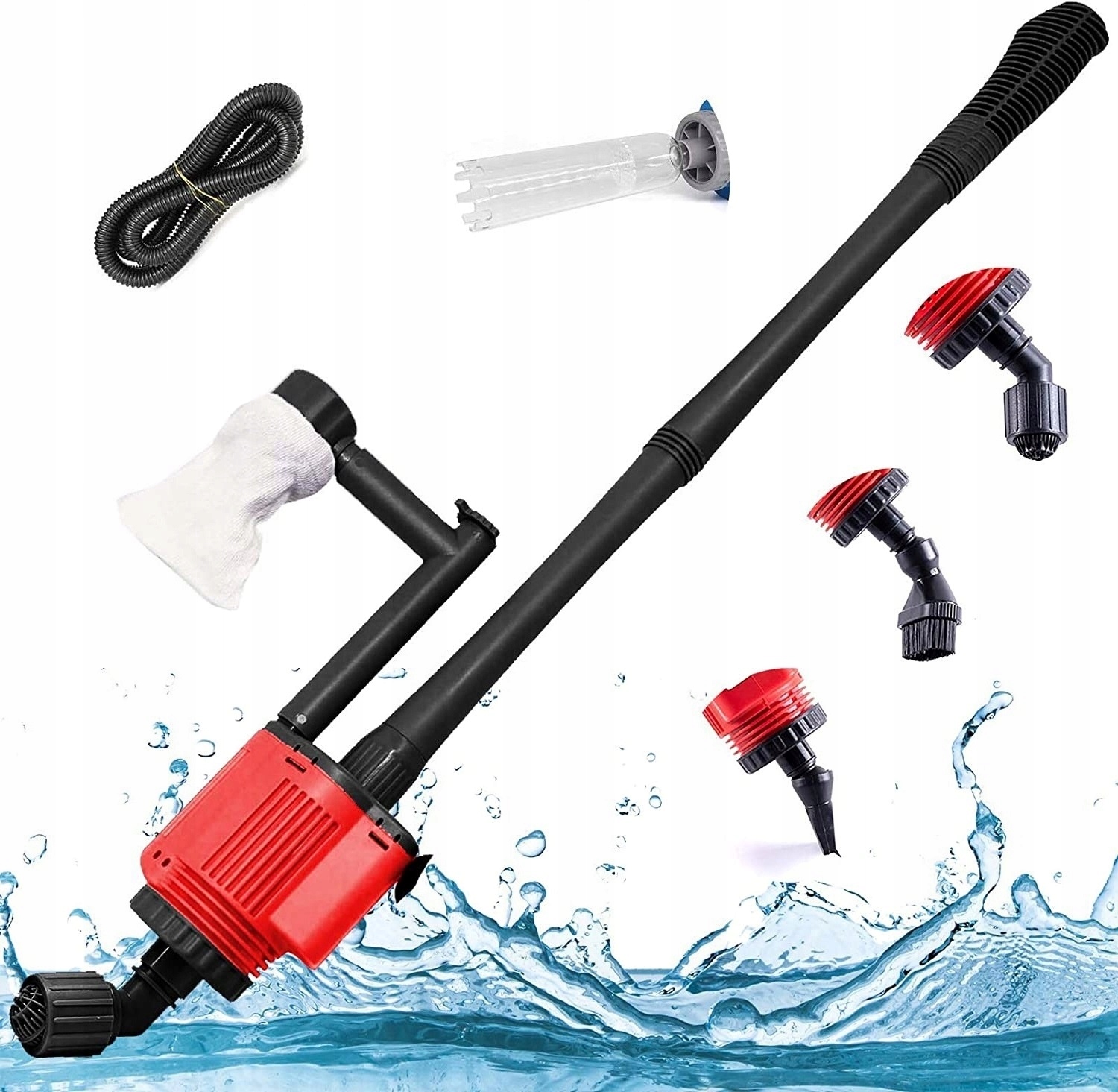 Levně Elektrický vysavač pro mulčování akvária 6V1