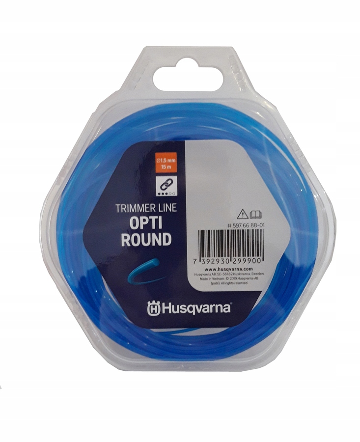Żyłka tnąca Opti Round Husqvarna 1,5mm 15m