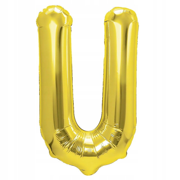 

Balon Foliowy złota litera U - 40 cm Litery Balony