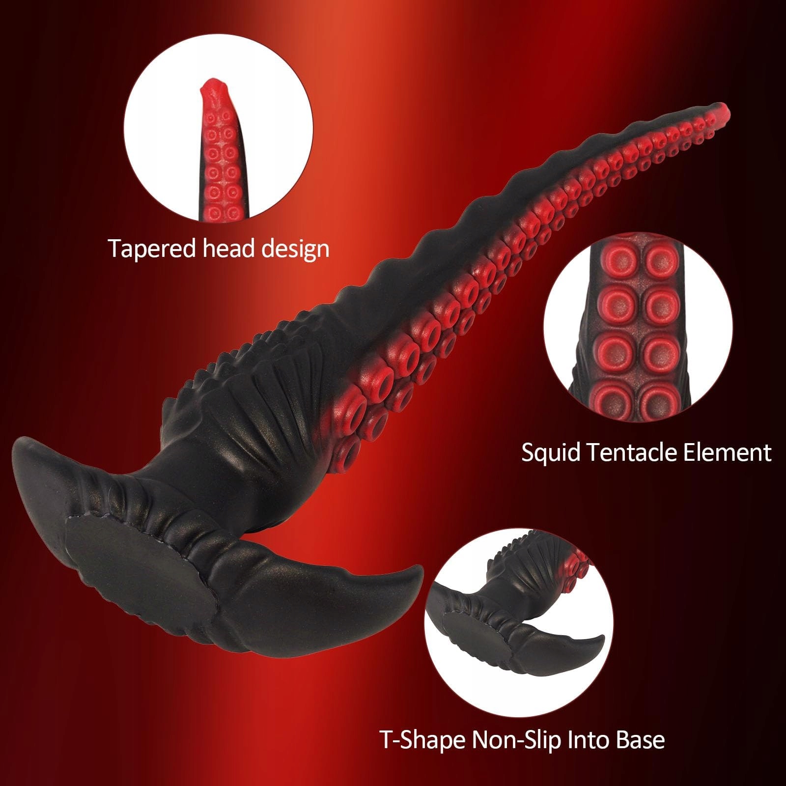 FANTASY Dildo 50cm Silikon Długi Dla Mężczyzn Kobiet i Par — miniatura 3