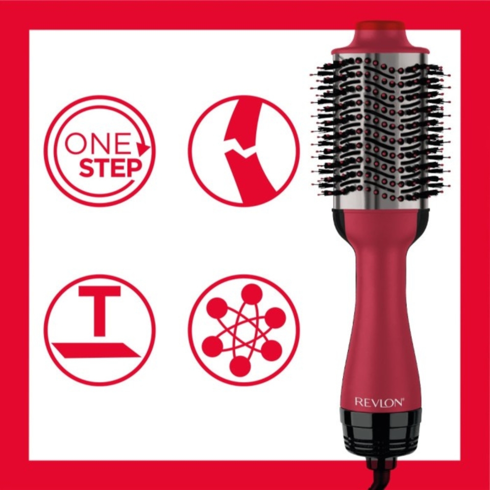 SUSZARKA DO WŁOSÓW LOKÓWKA PROSTOWNICA BORDOWA TYTANOWA REVLON RVDR5279 NEW Moc 800 W