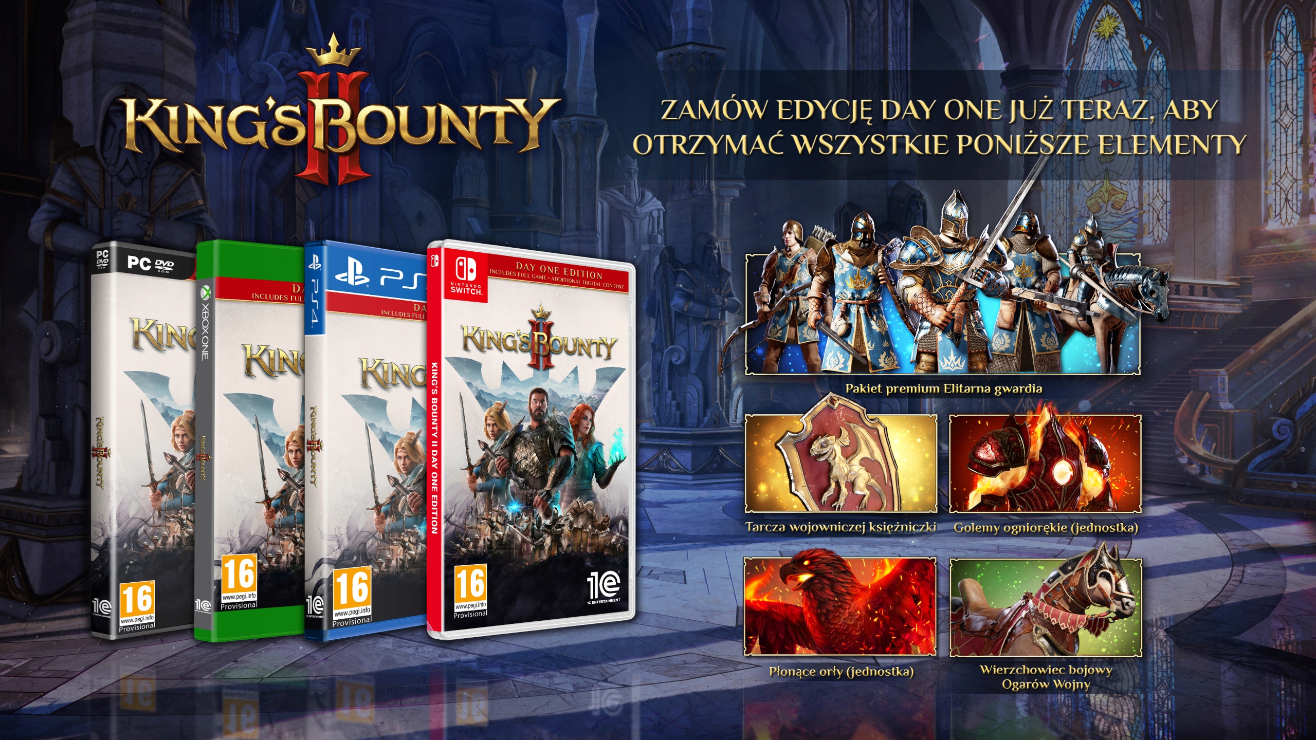 KING'S BOUNTY II 2 DAY ONE EDITION PLAYSTATION 4 Rodzaj wydania Podstawa