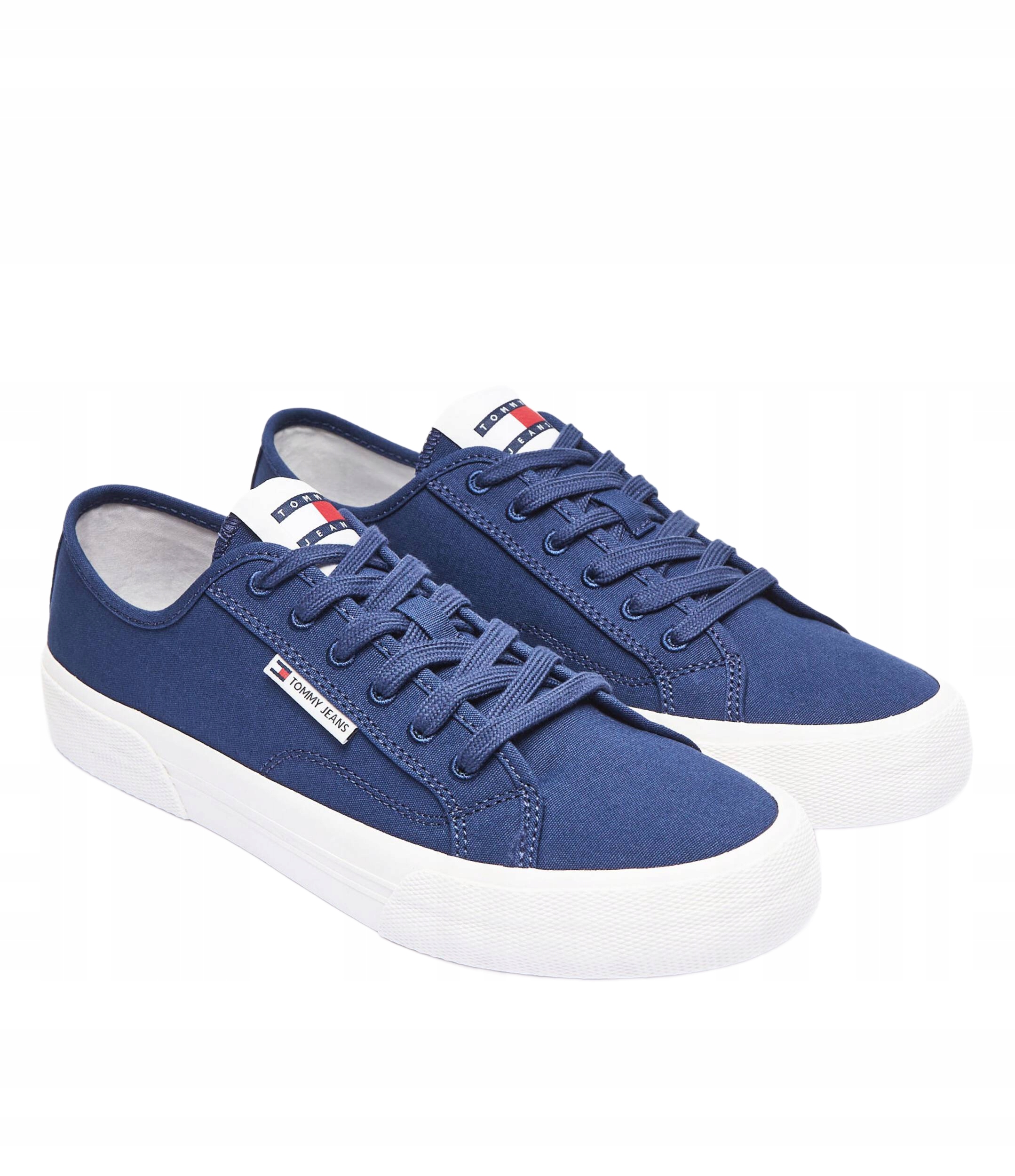 Tommy Jeans Lace Up Canvas Modré Sportovní Pánské Boty 46 U2B