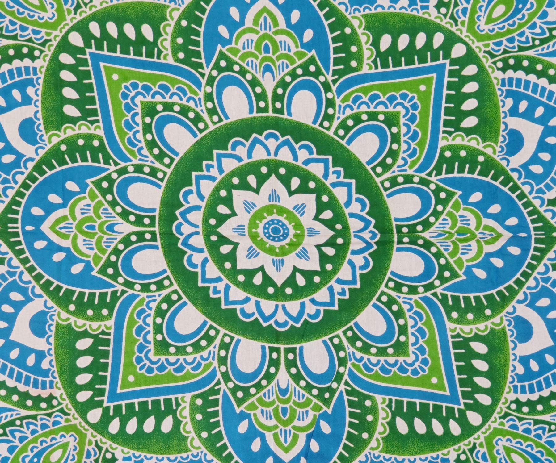 XXL Indický Přehoz Závěs Ubrus Mandala 210x230 402