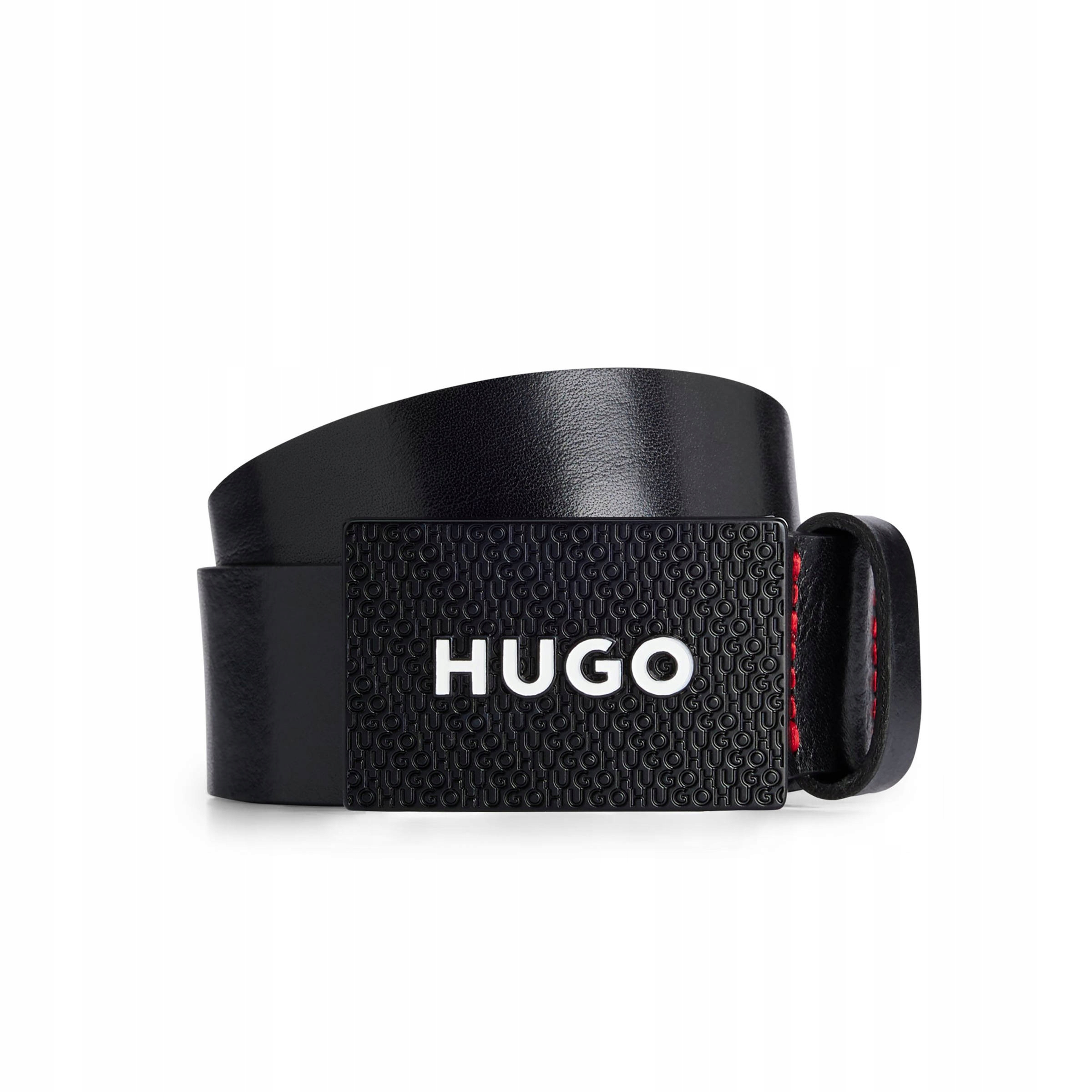 Pasek męski Hugo Boss 50480856-001 Skórzany Casualowy Stylowy Modny