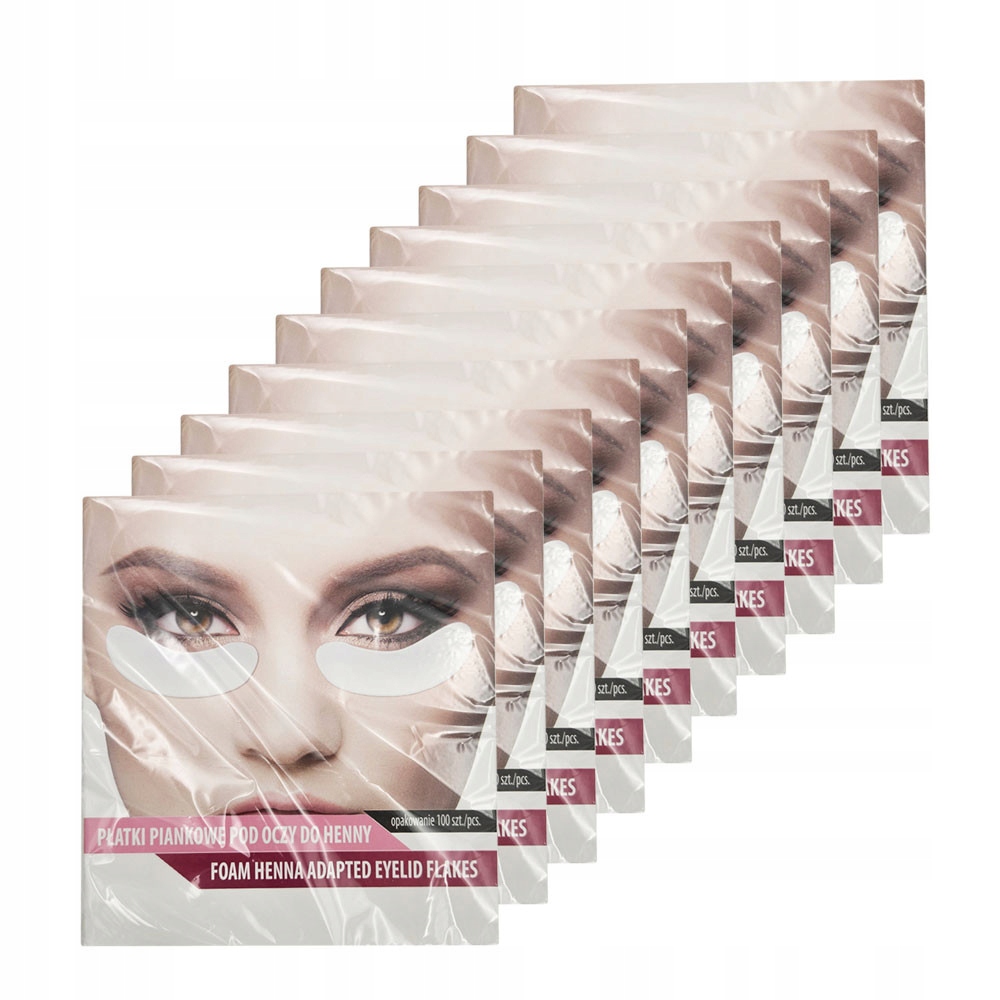 Náplasti pod oči do henny z pěny 100 Ks x 10ks