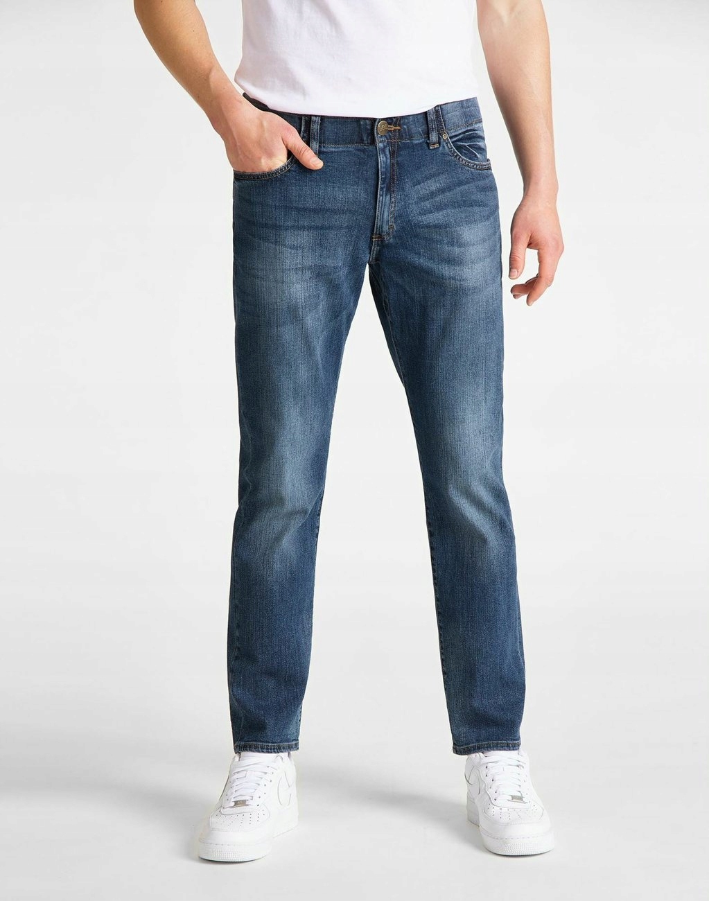 Pánské džíny Lee Straight Fit Xm Regular Maddox L71WTHPU 112119578 W38 L32