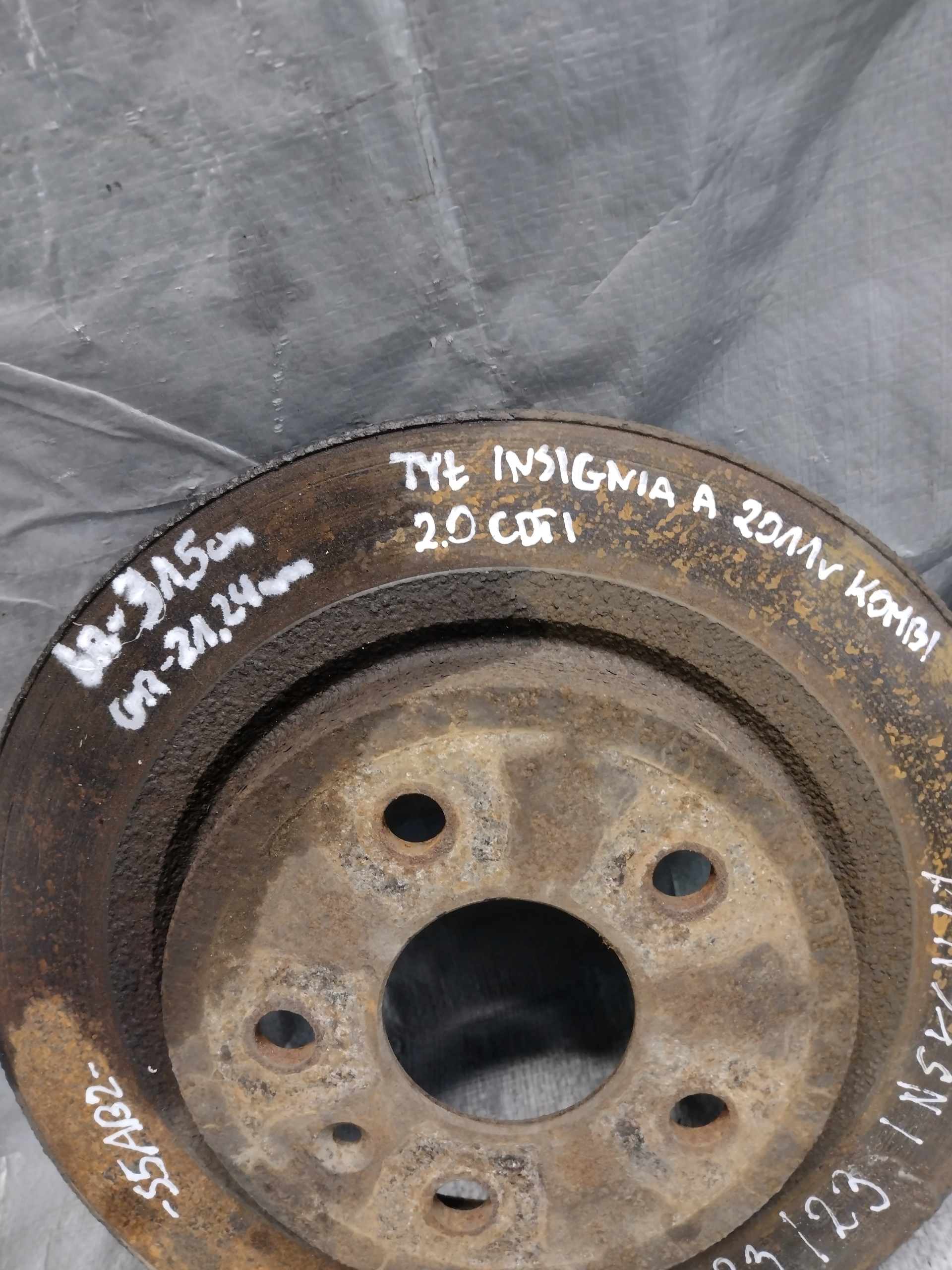 discs brake rear. Opel Insignia A kombi 2,0 CDTI