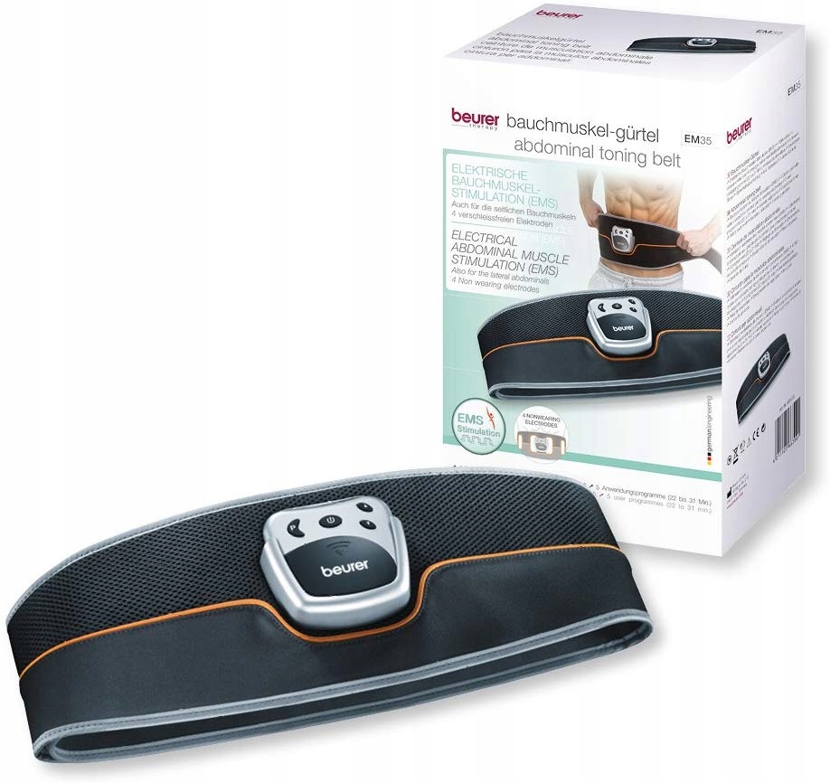 Elektrostymulator Pas Do Mięśni Brzucha Trening Ems Beurer Em 35