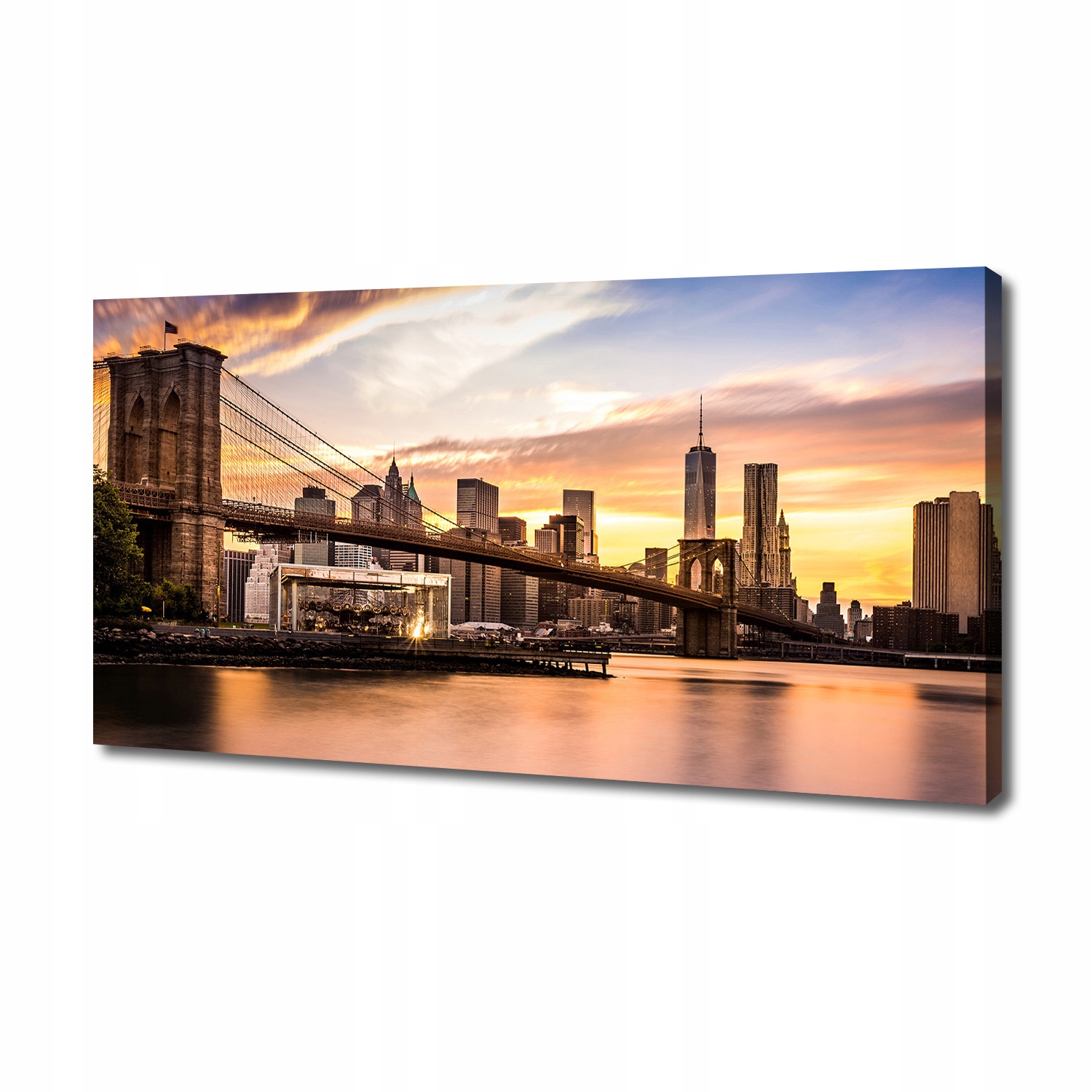 

Foto obraz na płótnie Most Brookliński 140x70 cm