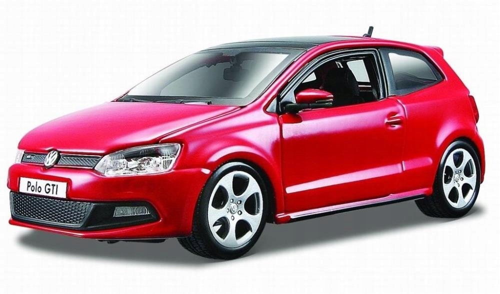 Vw Polo Gti Mark 5 Red 1:24 Bburago