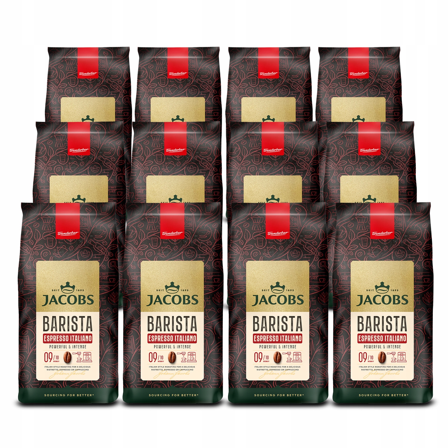 Kawa ziarnista Jacobs Barista Espresso Italiano 12x 1kg