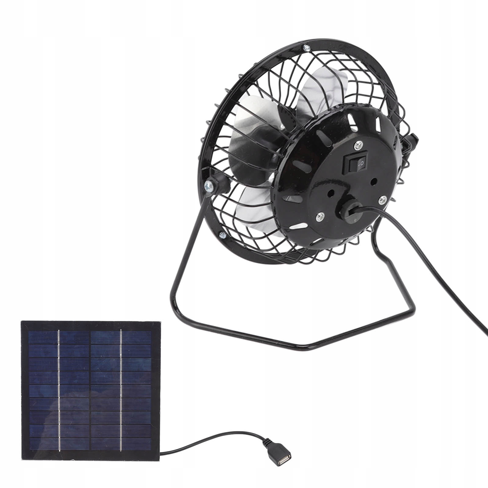 WENTYLATOR 5V + PANEL SOLARNY SŁONECZNY 2.5W USB Model 3114