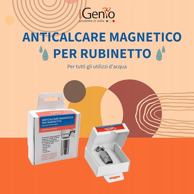 ANTY WAPIENNA PRZEDŁUŻKA DO KRANU MAGNETYCZNA SREBRNA IGENIO Marka inna