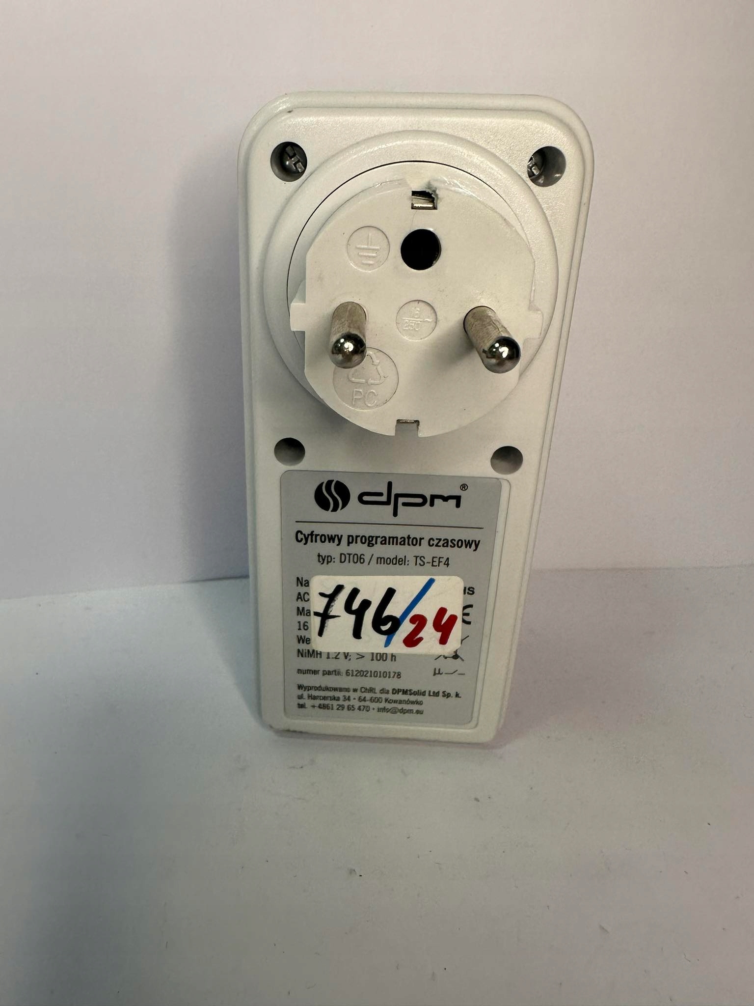 PROGRAMATOR CZASOWY TSEF4 Marka Vayox