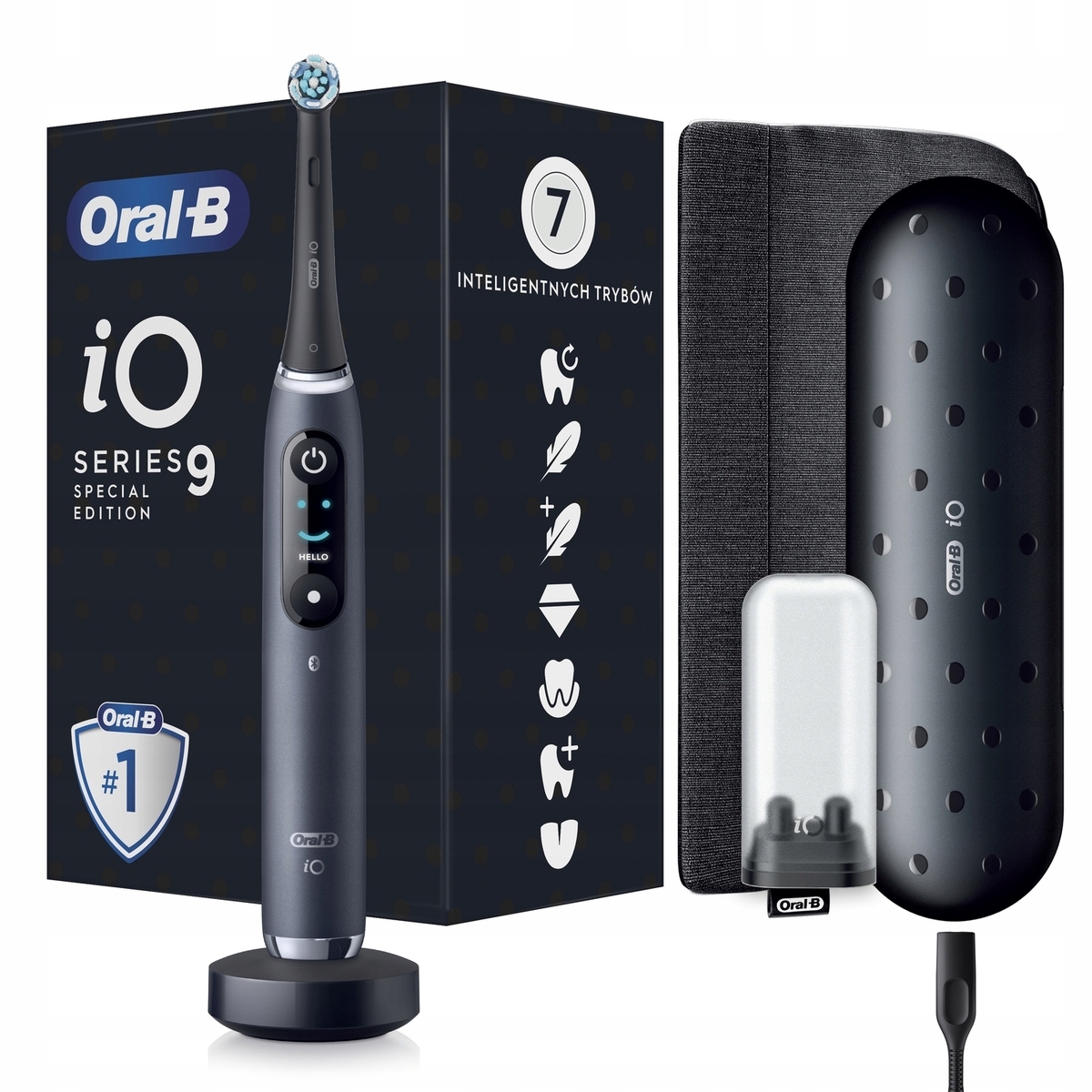 Oral-B iO 9 Black Special Edition Szczoteczka elektryczna czarna