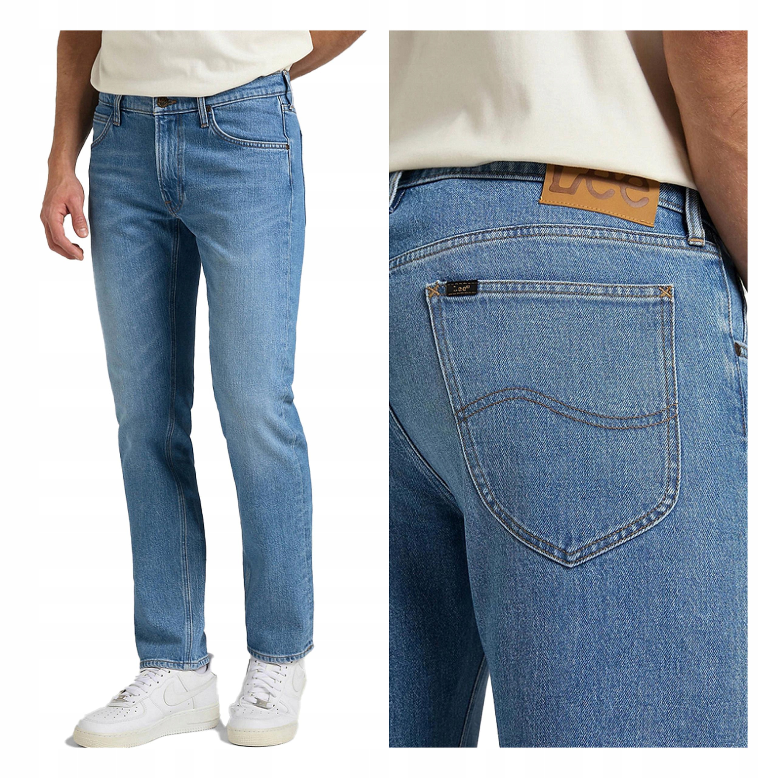 Pánské jednoduché džínové kalhoty Lee Daren Zip Fly 34/32