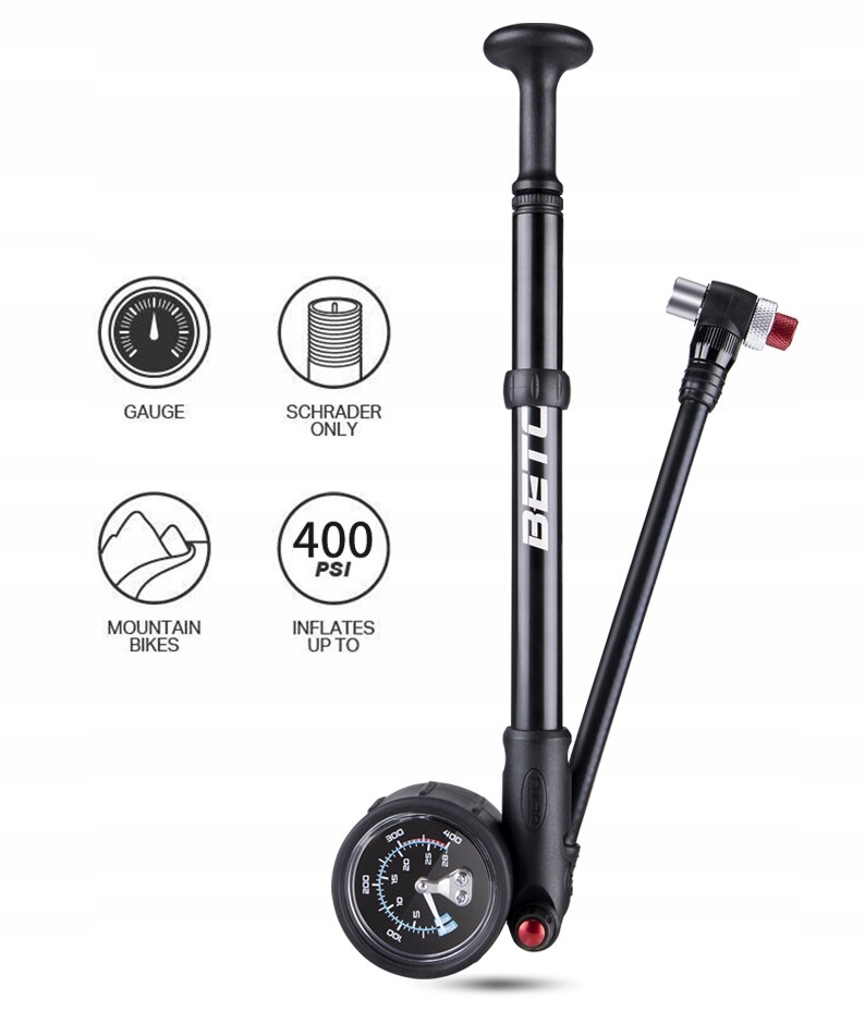 POMPKA DO AMORTYZATORÓW BETO SILVER 400PSI AUTO Kolor dominujący srebrny