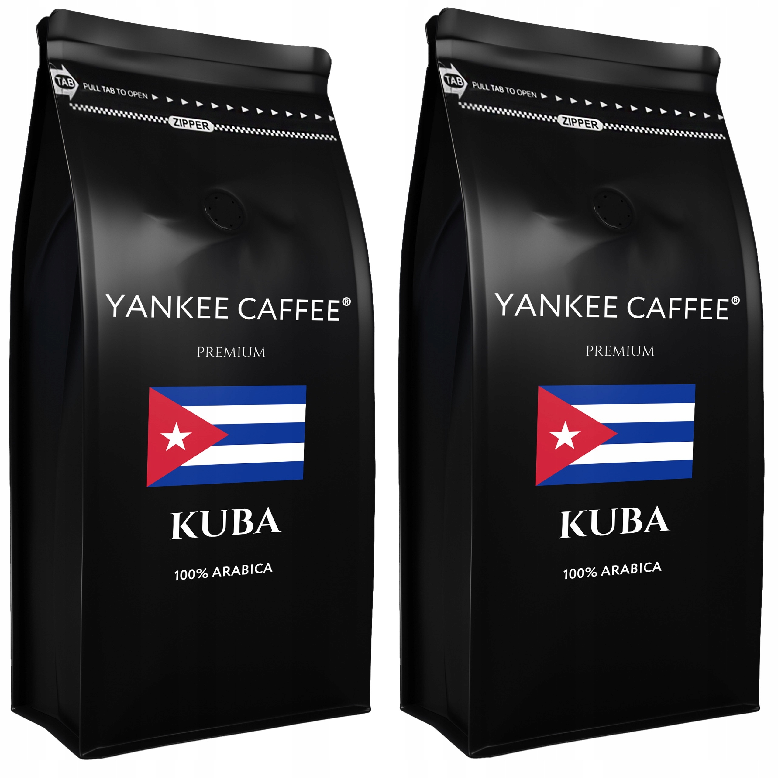 Káva zrnková 2x1kg 100% Arabica čerstvě pražená Kuba Pro kávovar a překapávač