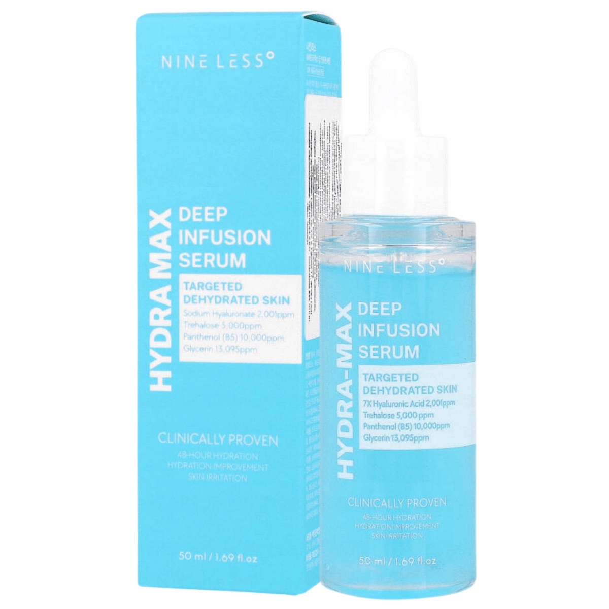 Nine Less – Hydra Max Deep Infusion Serum, 50 ml – hydratační sérum