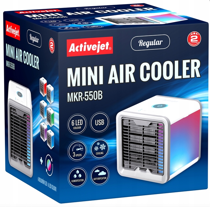 

Przenośny Klimatyzator Arctic Air 3w1 Led Usb