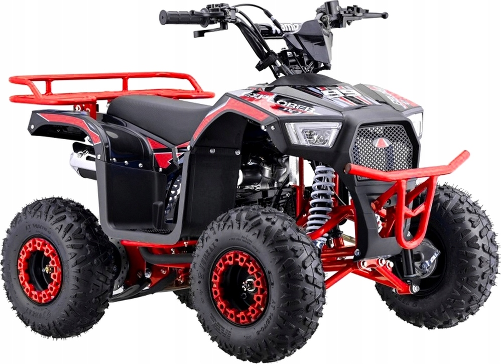 POJAZD QUAD DLA NASTOLATKÓW NAPĘD SPALINOWY 110CM POMPOWANE OPONY