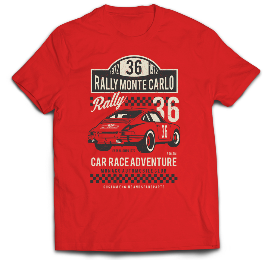 

Tshirt Wyścigi Monte Carlo Samochody Auta 3XL