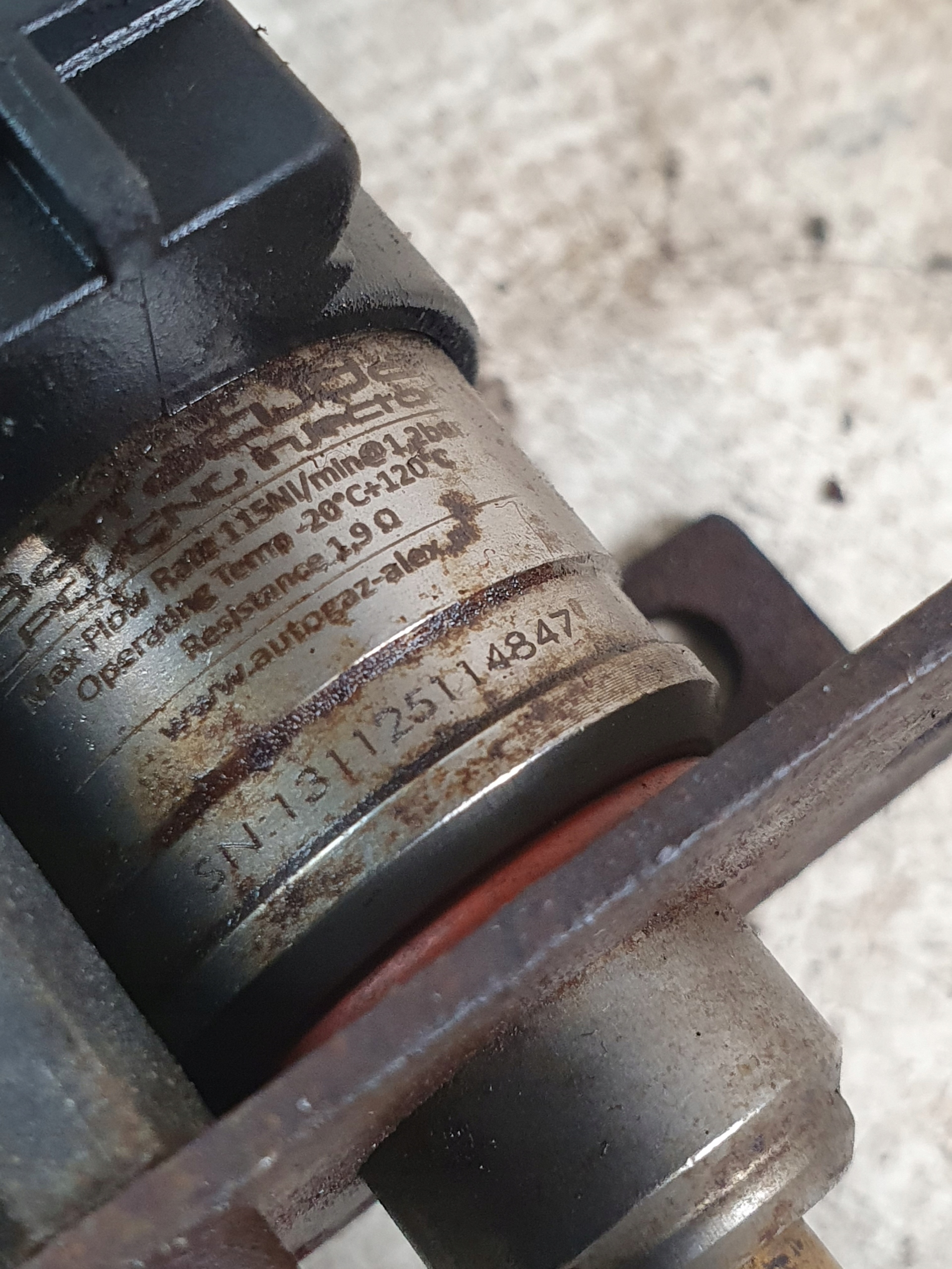 injection ramp gas LPG BARRACUDA BD124P 67R016409