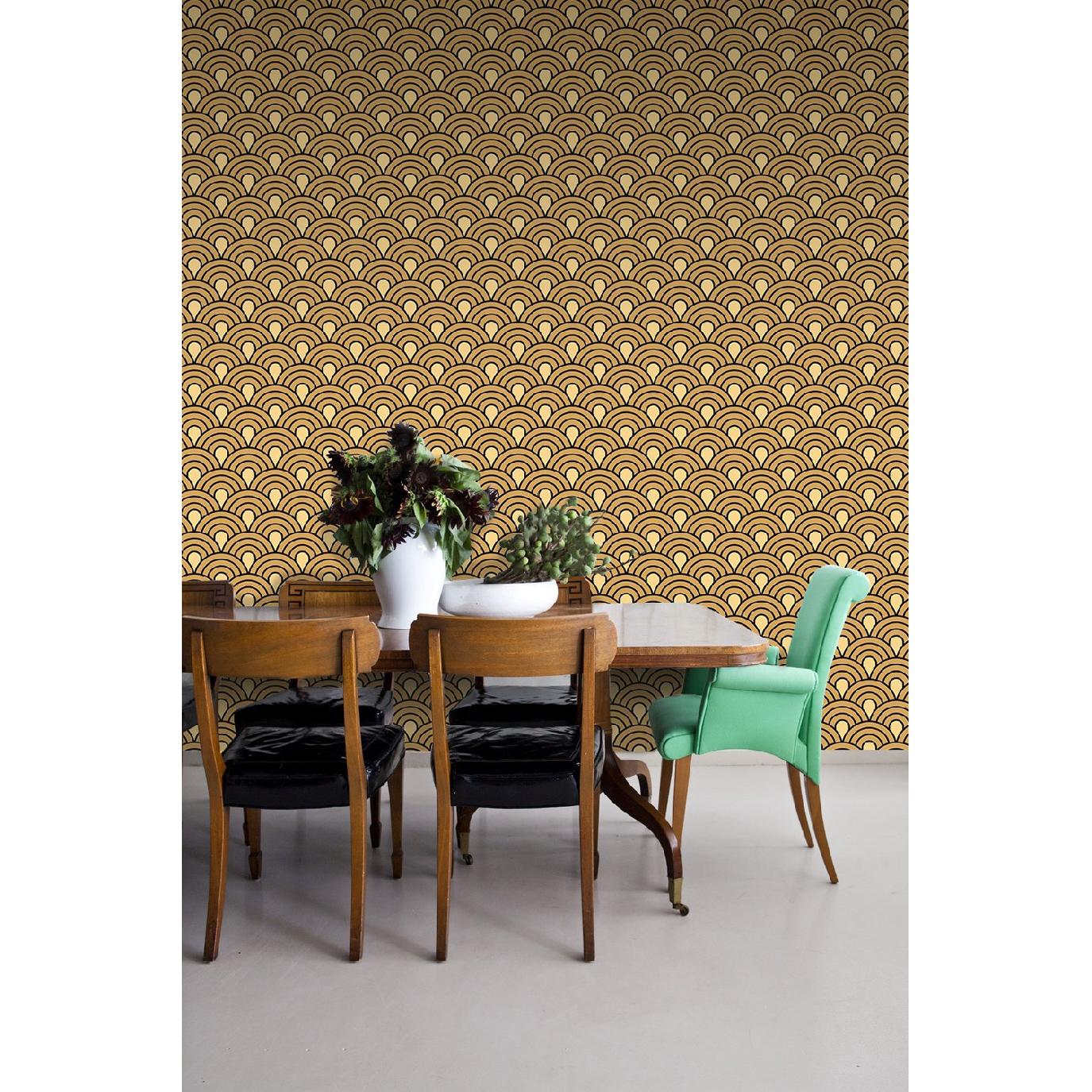 

Tapeta ścienna Vintage rybie łuski wzór 290x290 cm