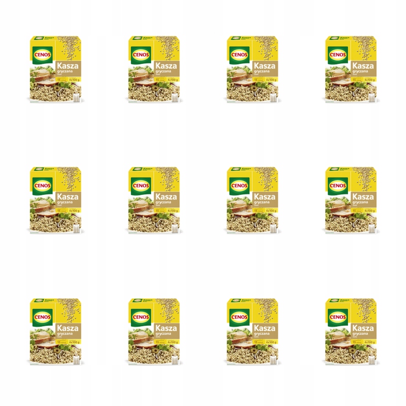 Bílá pohanková kaše 4 x 100 g Cenos X12