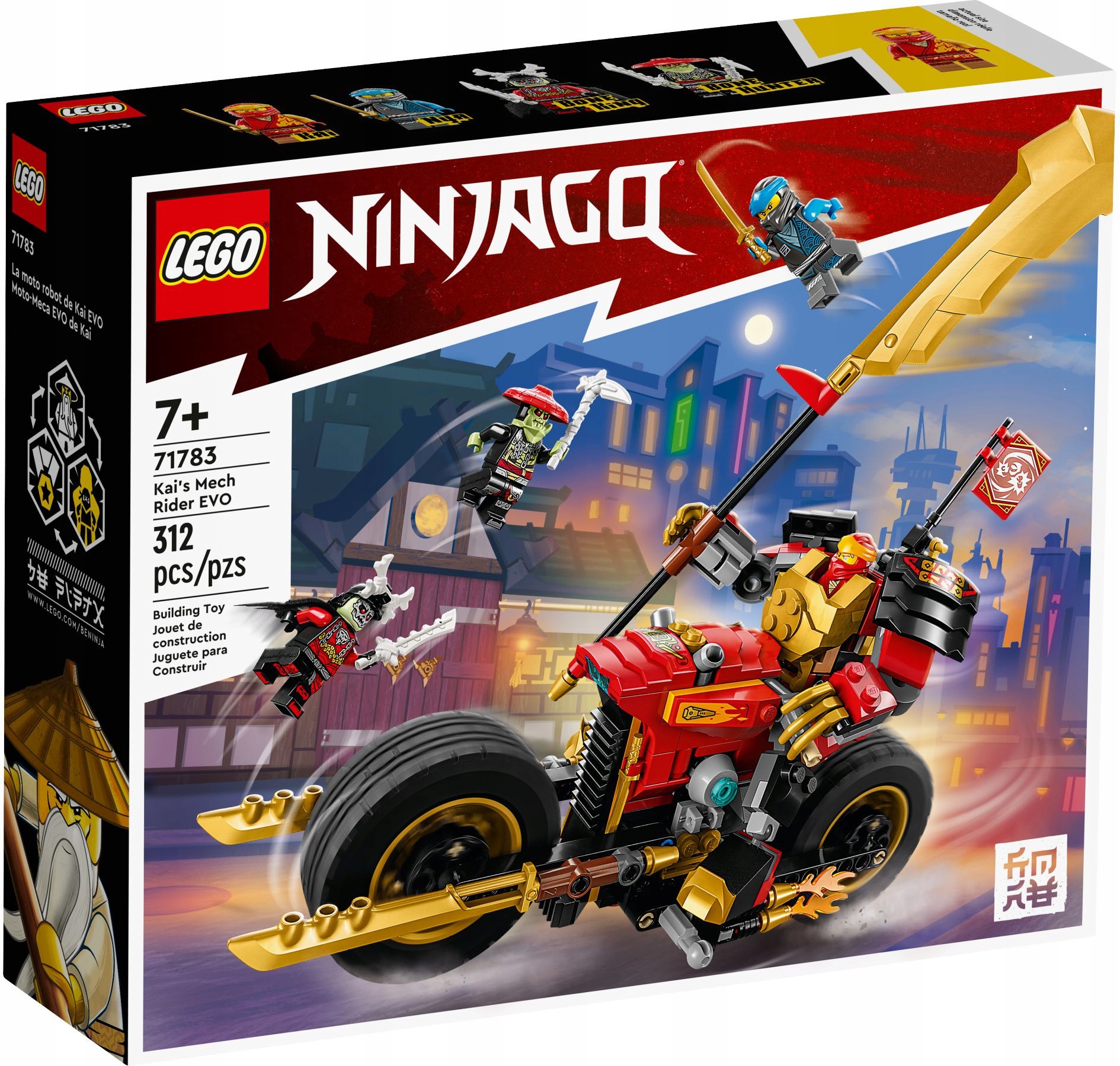Lego 71783 Ninjago Kaiův Závodní Mech Evo