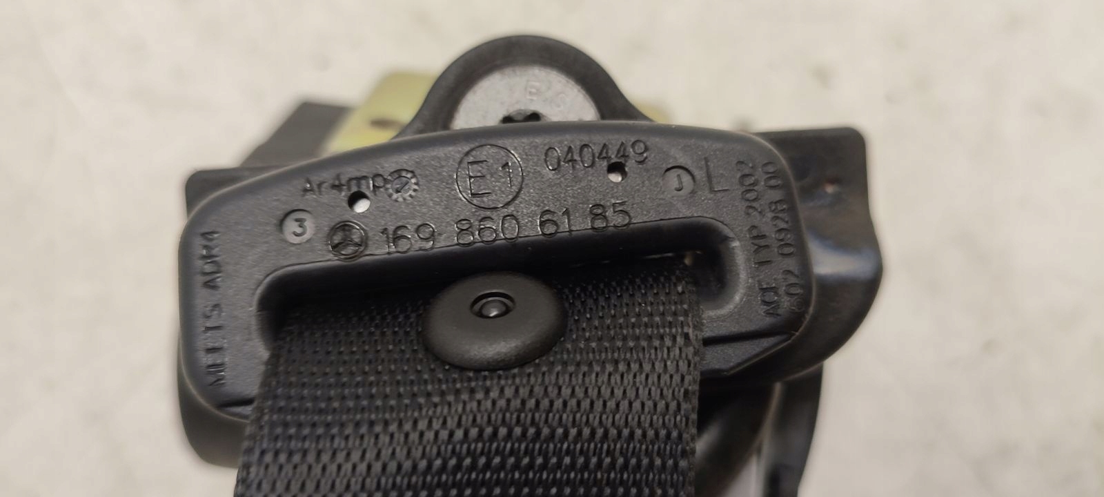 Gurten Sicherheits links heck Mercedes W169 1,5 Benzin 5D