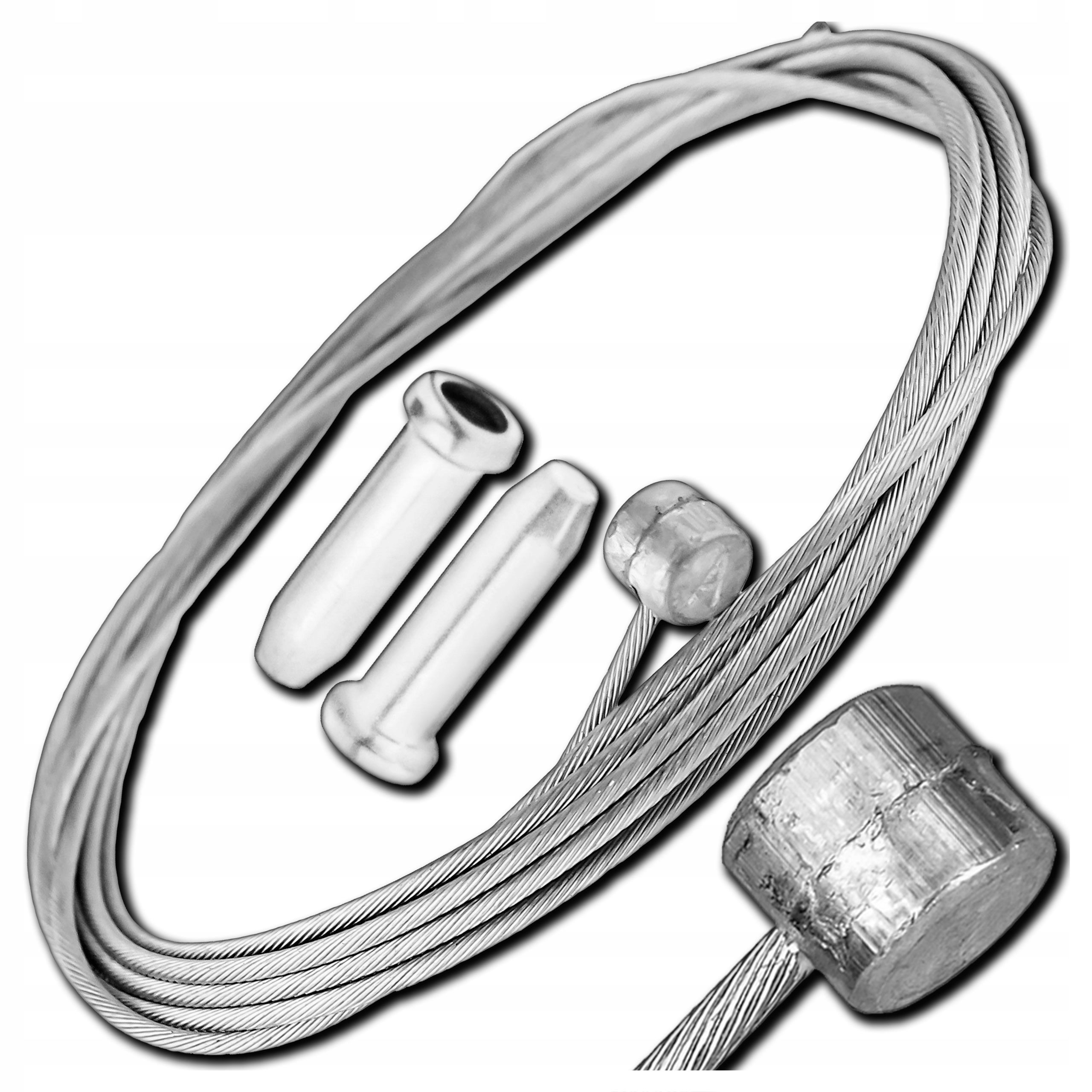 

Linka Hamulca Galwanizowana 1,5x2300 MM Końcówki