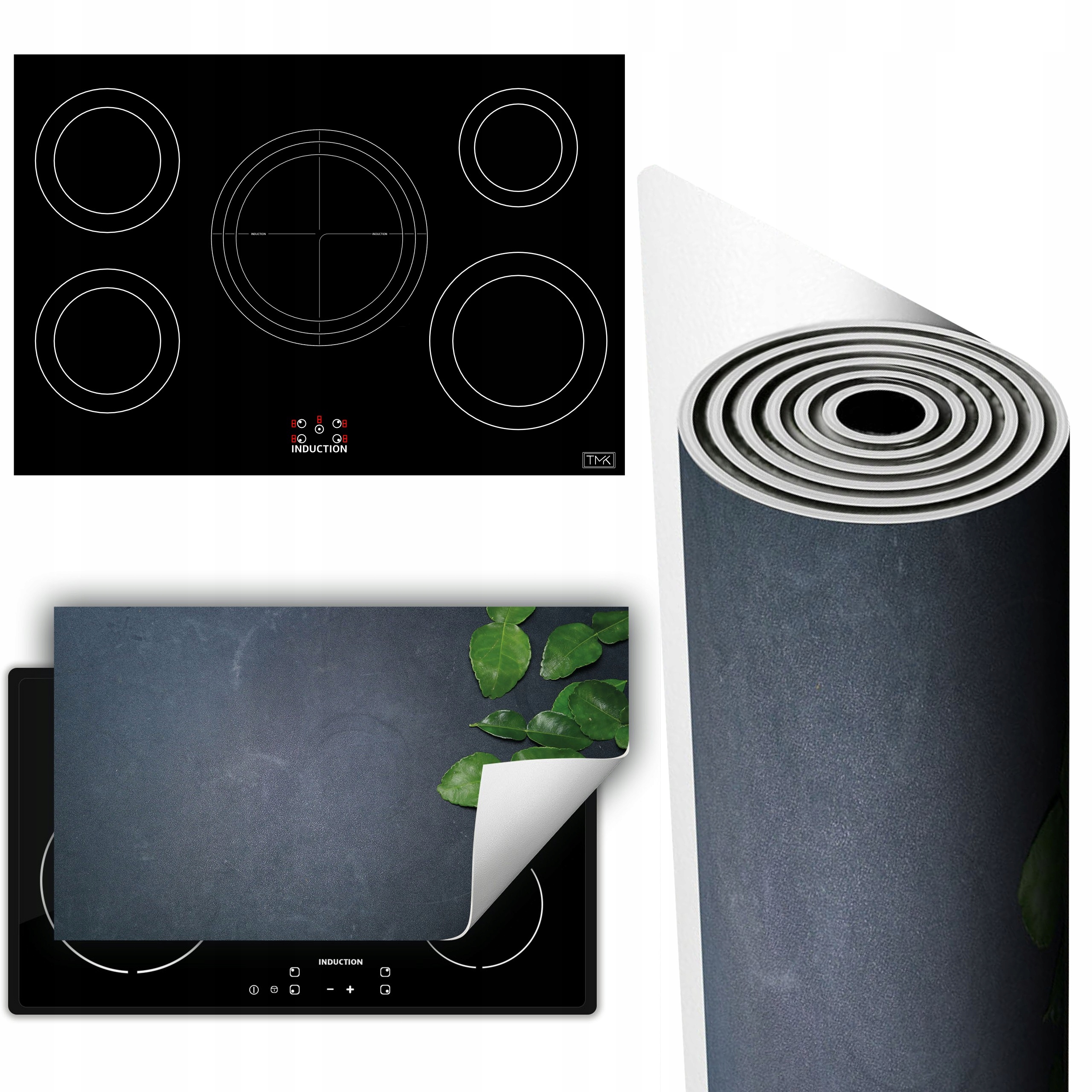 Vinylová Podložka Na Ochranu Kuchyňské Desky 90x52 Šedá